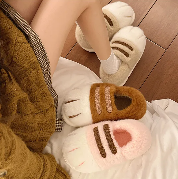 🐱 WarmyKitty™ Chaussons Chauffants Doux 🔥